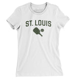 St. Louis Pickleball Women's T-Shirt-White-Allegiant Goods Co. Vintage Sports Apparel