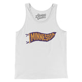 Minnesota Pennant Men/Unisex Tank Top-Allegiant Goods Co. Vintage Sports Apparel