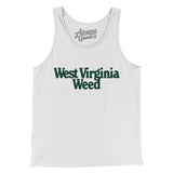West Virginia Weed Men/Unisex Tank Top-White-Allegiant Goods Co. Vintage Sports Apparel