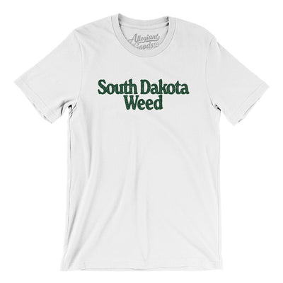 South Dakota Weed Men/Unisex T-Shirt-White-Allegiant Goods Co. Vintage Sports Apparel