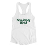 New Jersey Weed Women's Racerback Tank-Allegiant Goods Co. Vintage Sports Apparel