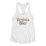 Virginia Beer Women's Racerback Tank-Allegiant Goods Co. Vintage Sports Apparel