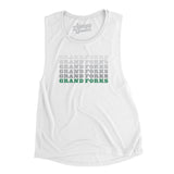 Grand Forks Repeat Women's Flowey Scoopneck Muscle Tank-Allegiant Goods Co. Vintage Sports Apparel
