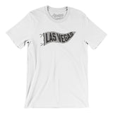 Las Vegas Pennant Men/Unisex T-Shirt-White-Allegiant Goods Co. Vintage Sports Apparel