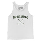 Martha's Vineyard Golf Men/Unisex Tank Top-White-Allegiant Goods Co. Vintage Sports Apparel