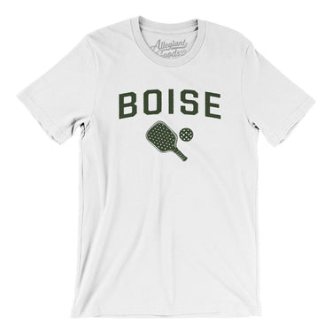 Boise Pickleball Men/Unisex T-Shirt-White-Allegiant Goods Co. Vintage Sports Apparel