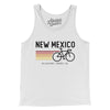 New Mexico Cycling Men/Unisex Tank Top-White-Allegiant Goods Co. Vintage Sports Apparel