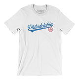 Philadelphia Vintage Script Men/Unisex T-Shirt-Allegiant Goods Co. Vintage Sports Apparel