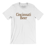 Cincinnati Beer Men/Unisex T-Shirt-White-Allegiant Goods Co. Vintage Sports Apparel