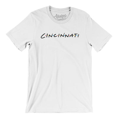Cincinnati Friends Men/Unisex T-Shirt-White-Allegiant Goods Co. Vintage Sports Apparel