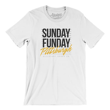Sunday Funday Pittsburgh Men/Unisex T-Shirt-Allegiant Goods Co. Vintage Sports Apparel