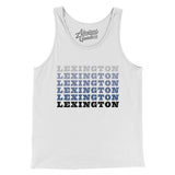 Lexington Repeat Men/Unisex Tank Top-Allegiant Goods Co. Vintage Sports Apparel