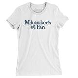Milwaukee's Number 1 Fan Women's T-Shirt-White-Allegiant Goods Co. Vintage Sports Apparel