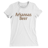 Arkansas Beer Women's T-Shirt-White-Allegiant Goods Co. Vintage Sports Apparel