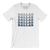 Dallas Repeat Men/Unisex T-Shirt-White-Allegiant Goods Co. Vintage Sports Apparel