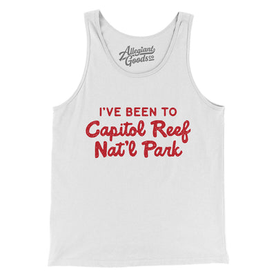 I've Been To Capitol Reef National Park Men/Unisex Tank Top-White-Allegiant Goods Co. Vintage Sports Apparel
