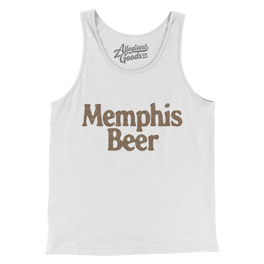 Memphis Beer Men/Unisex Tank Top-Allegiant Goods Co. Vintage Sports Apparel