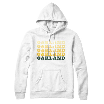 Oakland Repeat Hoodie-Allegiant Goods Co. Vintage Sports Apparel