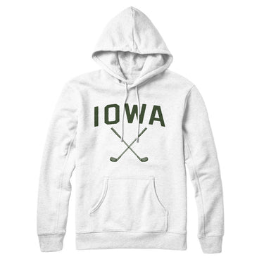 Iowa Golf Hoodie-White-Allegiant Goods Co. Vintage Sports Apparel