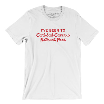 I've Been To Carlsbad Caverns National Park Men/Unisex T-Shirt-White-Allegiant Goods Co. Vintage Sports Apparel