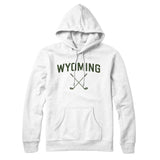 Wyoming Golf Hoodie-White-Allegiant Goods Co. Vintage Sports Apparel