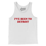 I've Been To Detroit Men/Unisex Tank Top-Allegiant Goods Co. Vintage Sports Apparel