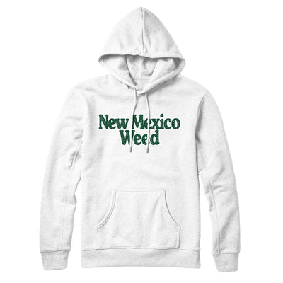 New Mexico Weed Hoodie-White-Allegiant Goods Co. Vintage Sports Apparel