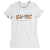 New York Overprint Women's T-Shirt-White-Allegiant Goods Co. Vintage Sports Apparel
