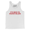 I've Been To Staten Island Men/Unisex Tank Top-White-Allegiant Goods Co. Vintage Sports Apparel