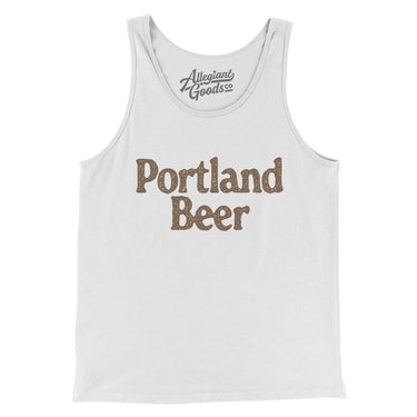 Portland Beer Men/Unisex Tank Top-Allegiant Goods Co. Vintage Sports Apparel