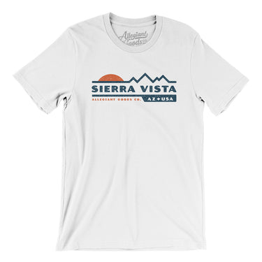 Sierra Vista Mountain Sunset Men/Unisex T-Shirt-White-Allegiant Goods Co. Vintage Sports Apparel