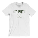 St. Pete Golf Men/Unisex T-Shirt-White-Allegiant Goods Co. Vintage Sports Apparel