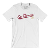 San Francisco Vintage Script Men/Unisex T-Shirt-Allegiant Goods Co. Vintage Sports Apparel