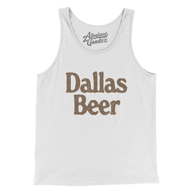 Dallas Beer Men/Unisex Tank Top-Allegiant Goods Co. Vintage Sports Apparel