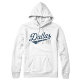 Dallas Vintage Script Hoodie-Allegiant Goods Co. Vintage Sports Apparel