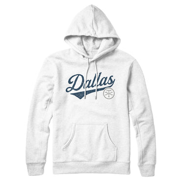 Dallas Vintage Script Hoodie-Allegiant Goods Co. Vintage Sports Apparel