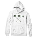 Georgia Golf Hoodie-White-Allegiant Goods Co. Vintage Sports Apparel