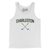 Charleston Golf Men/Unisex Tank Top-White-Allegiant Goods Co. Vintage Sports Apparel