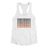 Cincinnati Repeat Women's Racerback Tank-White-Allegiant Goods Co. Vintage Sports Apparel