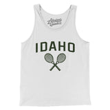 Idaho Tennis Men/Unisex Tank Top-White-Allegiant Goods Co. Vintage Sports Apparel