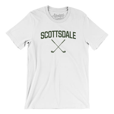 Scottsdale Golf Men/Unisex T-Shirt-White-Allegiant Goods Co. Vintage Sports Apparel