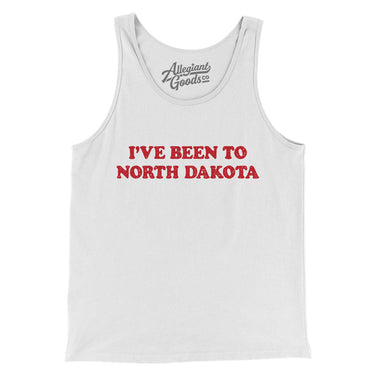 I've Been To North Dakota Men/Unisex Tank Top-Allegiant Goods Co. Vintage Sports Apparel