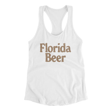Florida Beer Women's Racerback Tank-Allegiant Goods Co. Vintage Sports Apparel