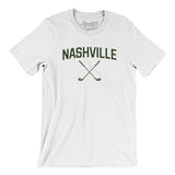 Nashville Golf Men/Unisex T-Shirt-White-Allegiant Goods Co. Vintage Sports Apparel