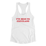 I've Been To Cleveland Women's Racerback Tank-Allegiant Goods Co. Vintage Sports Apparel