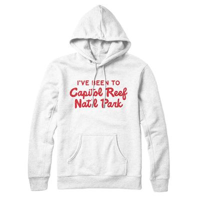 I've Been To Capitol Reef National Park Hoodie-White-Allegiant Goods Co. Vintage Sports Apparel