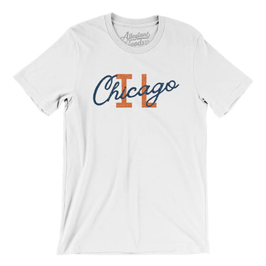 Chicago Illinois Overprinted Men/Unisex T-Shirt-Allegiant Goods Co. Vintage Sports Apparel