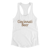 Cincinnati Beer Women's Racerback Tank-Allegiant Goods Co. Vintage Sports Apparel