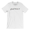 Detroit Friends Men/Unisex T-Shirt-White-Allegiant Goods Co. Vintage Sports Apparel