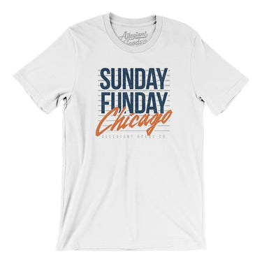 Sunday Funday Chicago Men/Unisex T-Shirt-Allegiant Goods Co. Vintage Sports Apparel